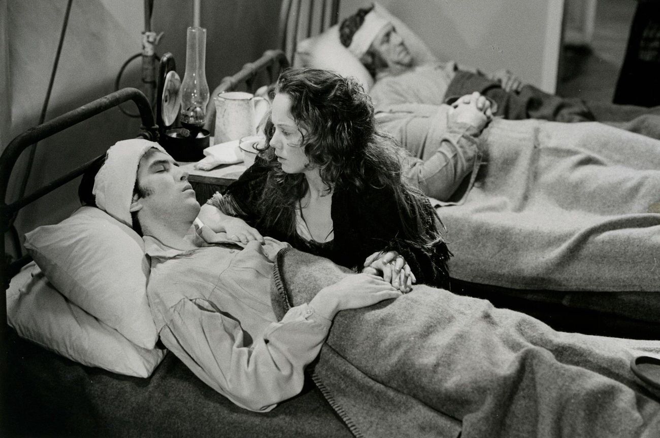 Pierce Brosnan And Linda Purl In &Amp;Quot;The Manions Of America,&Amp;Quot; 1981.