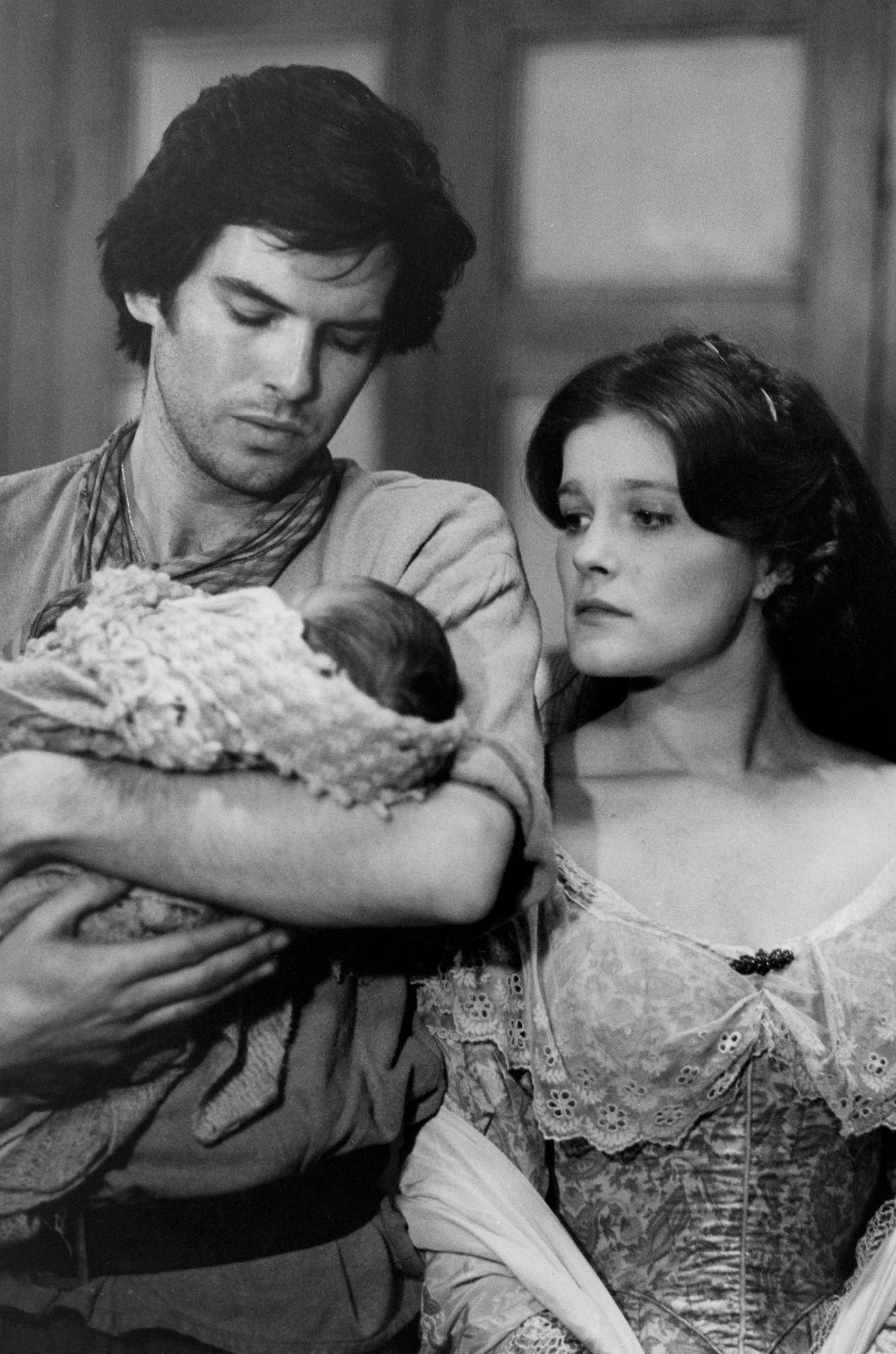 Pierce Brosnan And Kate Mulgrew In &Amp;Quot;The Manions Of America,&Amp;Quot; 1981.