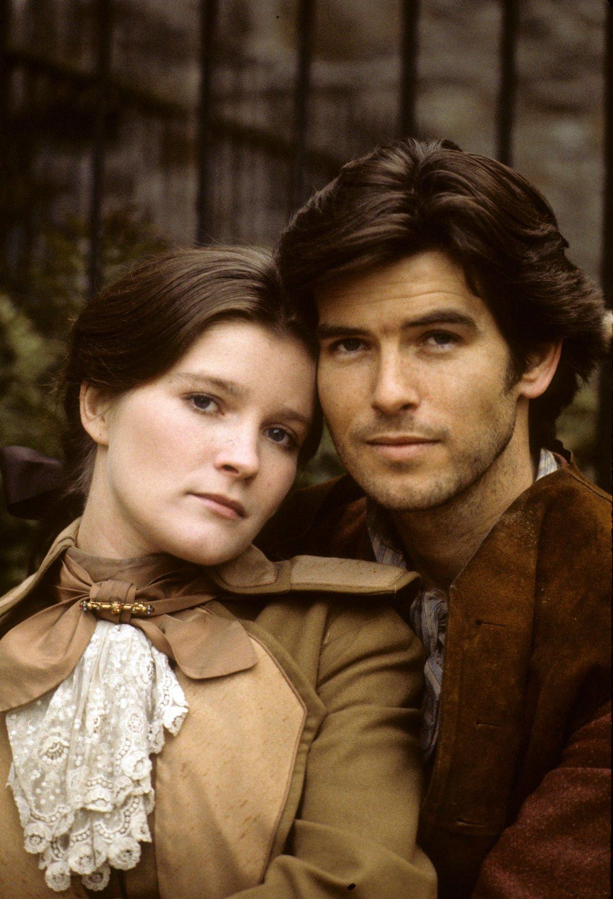 Kate Mulgrew And Pierce Brosnan In &Amp;Quot;The Manions Of America,&Amp;Quot; 1981.
