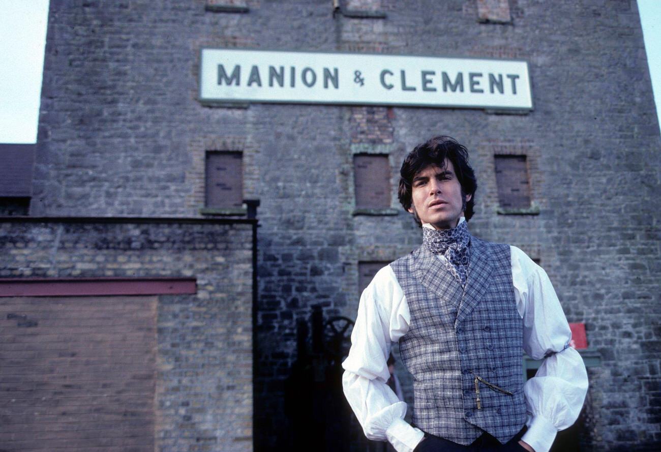 Pierce Brosnan In &Amp;Quot;The Manions Of America,&Amp;Quot; 1981.