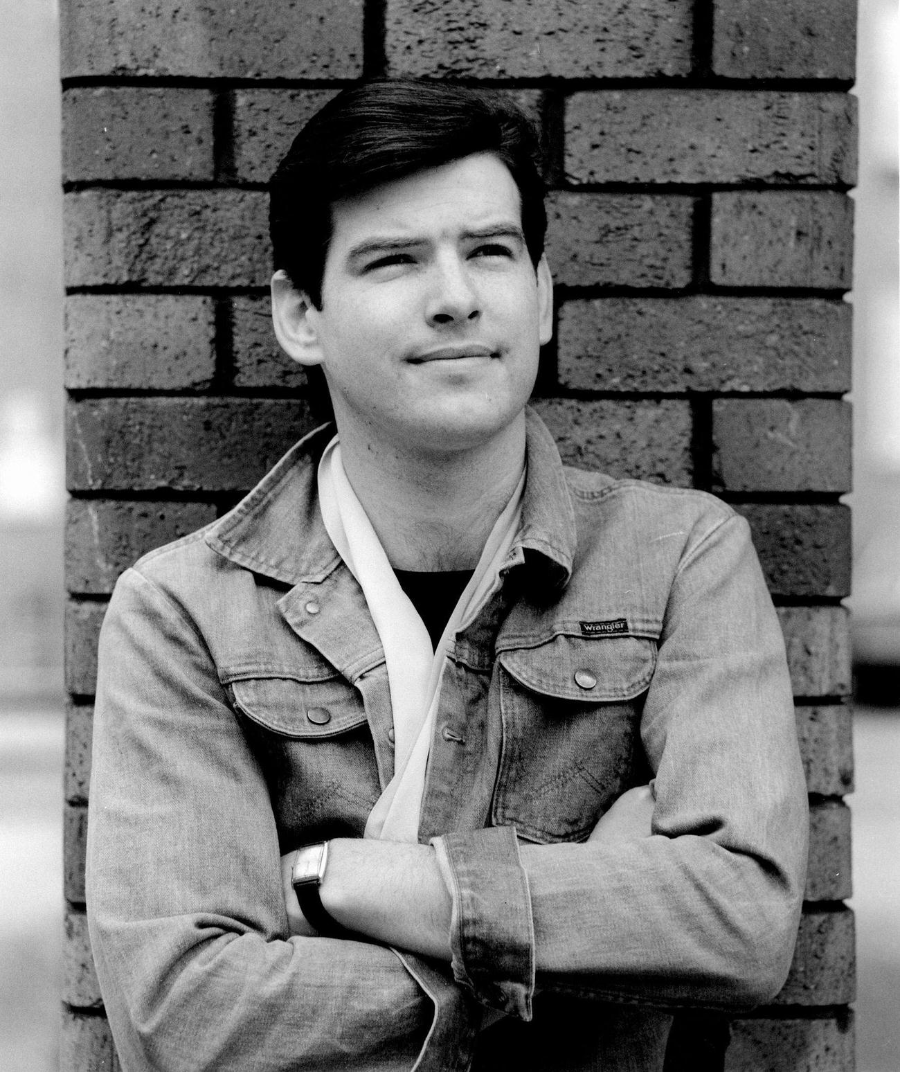 Pierce Brosnan In London, Circa 1978.