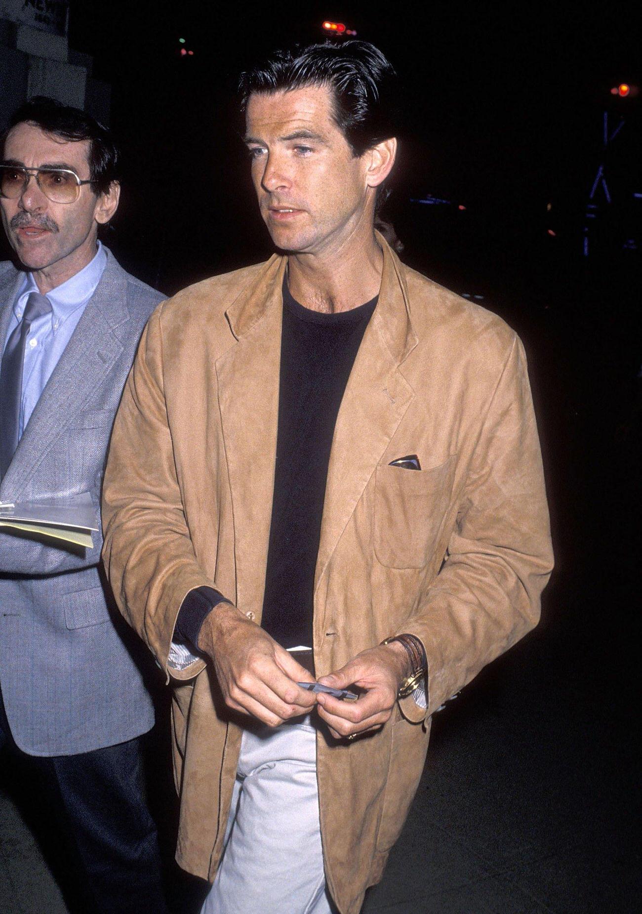 Pierce Brosnan At The &Amp;Quot;Total Recall&Amp;Quot; Premiere Party, Griffith Observatory, Los Angeles, May 31, 1990.