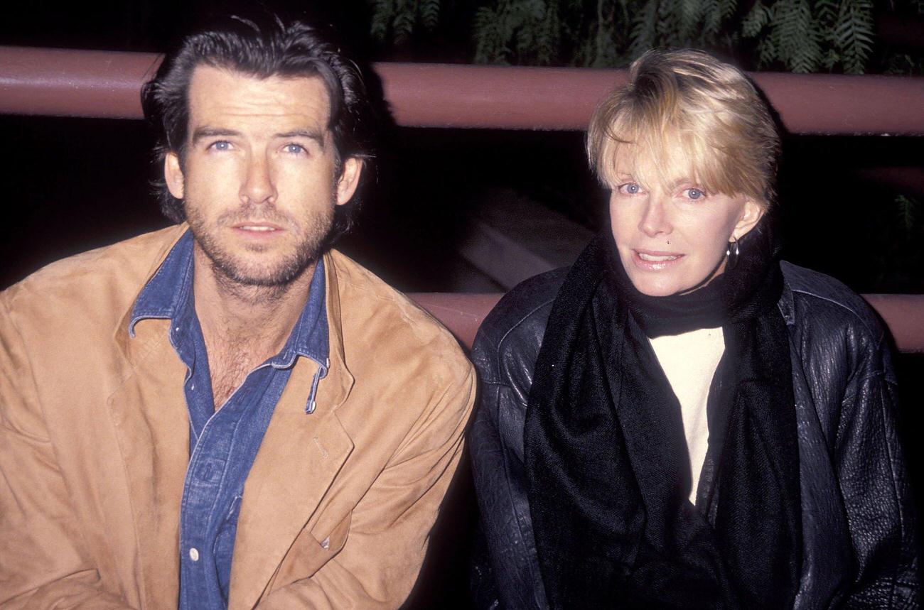 Pierce Brosnan And Cassandra Harris At The Teenage Mutant Ninja Turtles' &Amp;Quot;Coming Out Of Their Shells&Amp;Quot; Tour, Universal City, November 21, 1990.