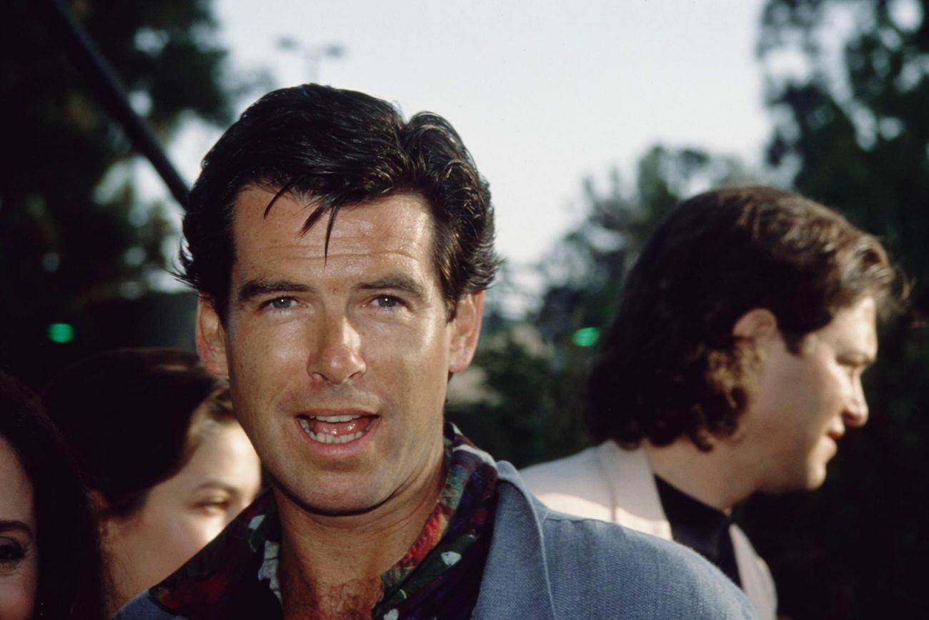 Pierce Brosnan At The 'An Evening At The Net' Benefit, Los Angeles Tennis Club, Ucla, August 3, 1992.