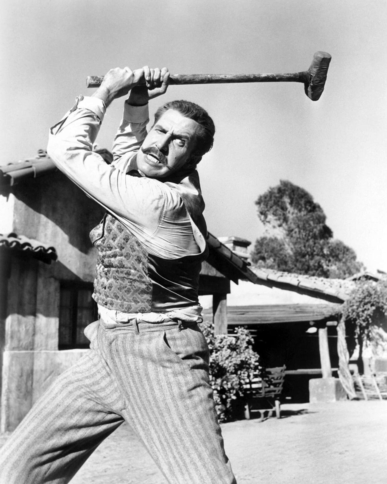 Vincent Price In A Western, Circa 1965.