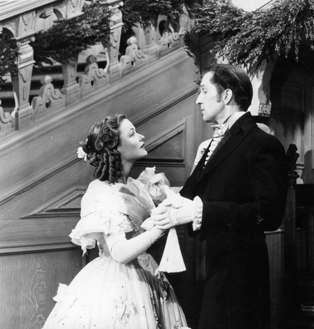 Gene Tierney And Vincent Price In 'Dragonwyck', 1946.