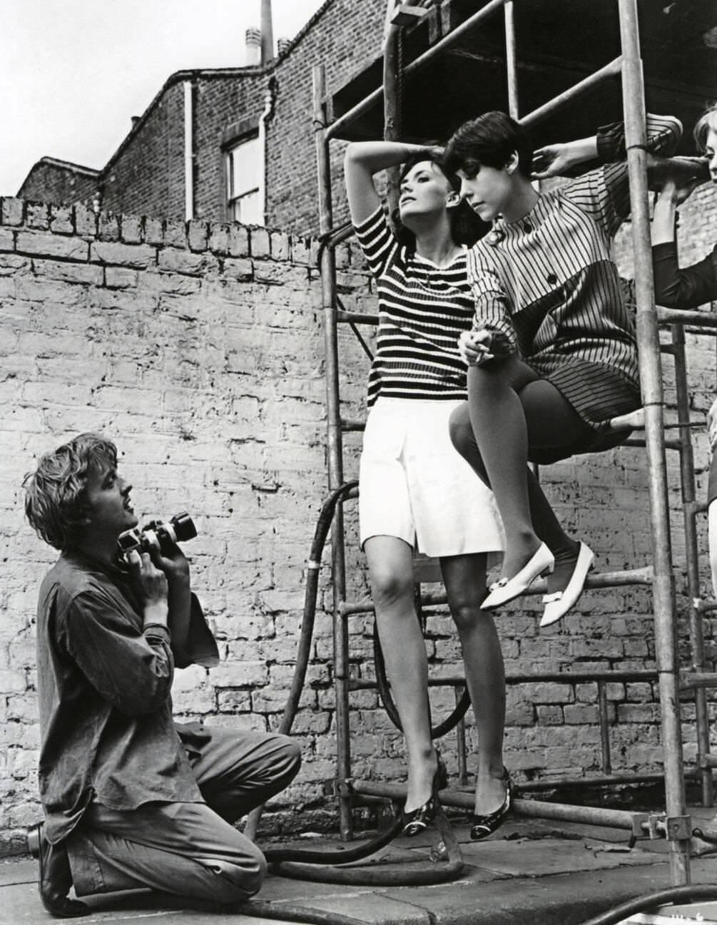 David Hemmings, Ann Norman, And Peggy Moffitt In &Amp;Quot;Blow-Up,&Amp;Quot; 1966.