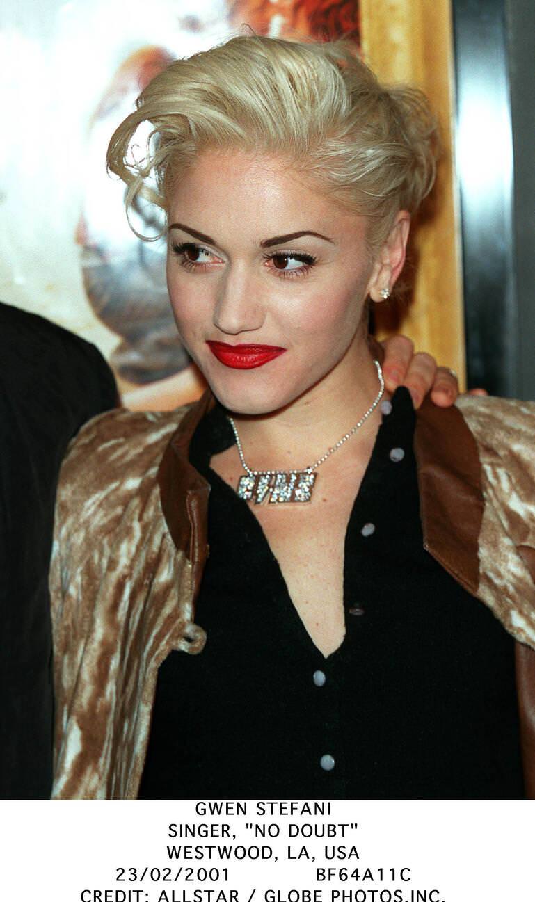 Gwen Stefani, February 23, 2001, Westwood, Los Angeles, Usa.