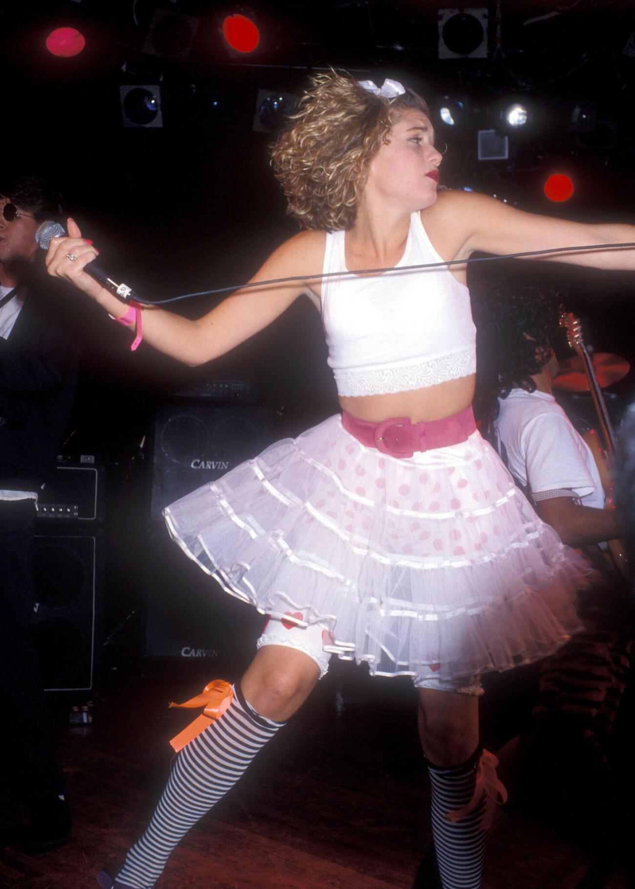 Gwen Stefani Performing With No Doubt At The Roxy, West Hollywood, California, 1989.