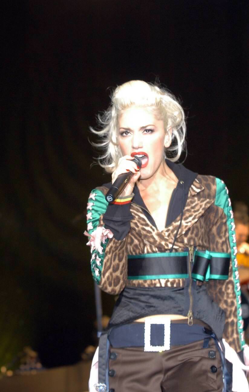 Gwen Stefani Performing At Pnc Arts Center, Holmdel New Jersey, June 4, 2004.