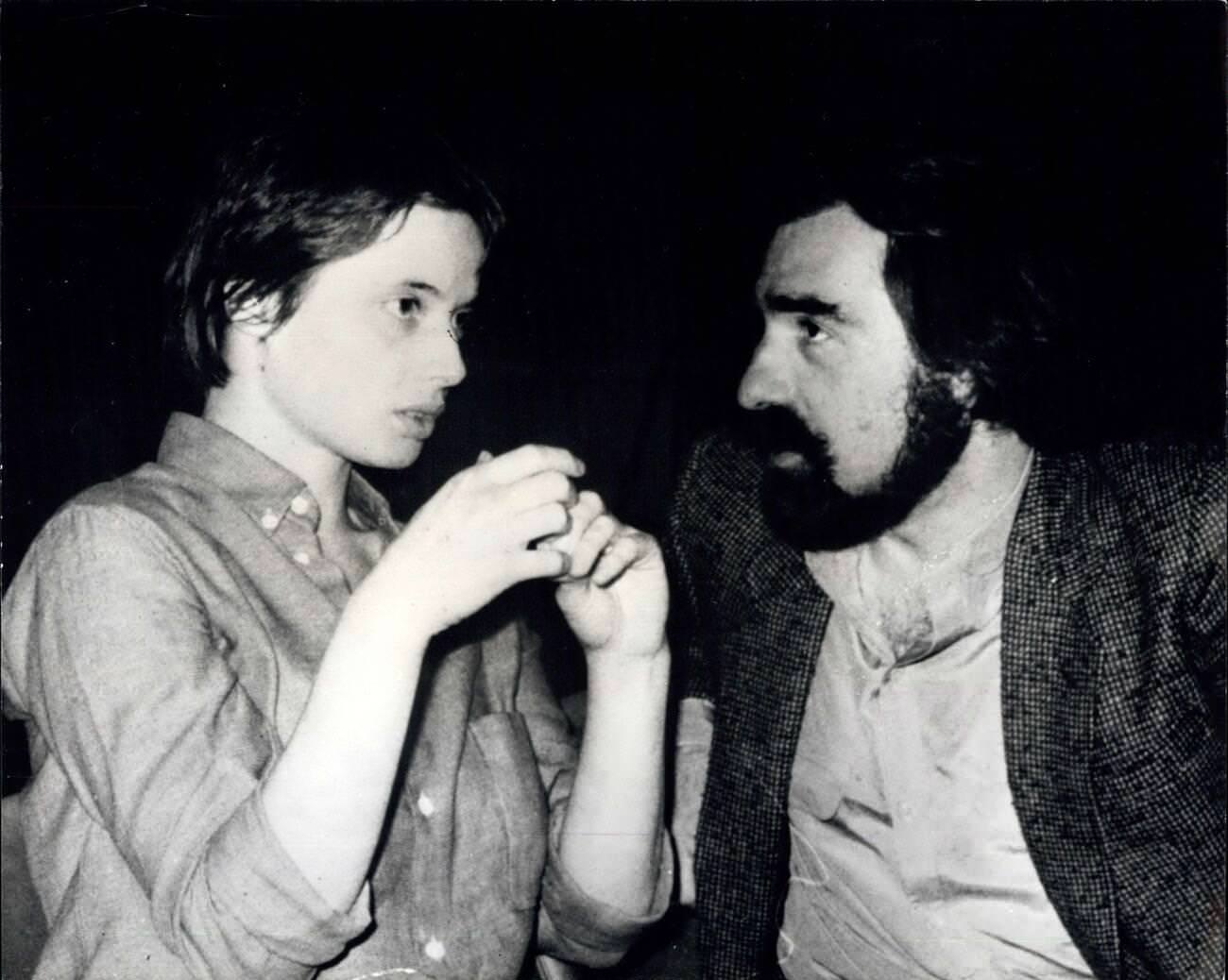 Isabella Rossellini And Martin Scorsese, 1974.
