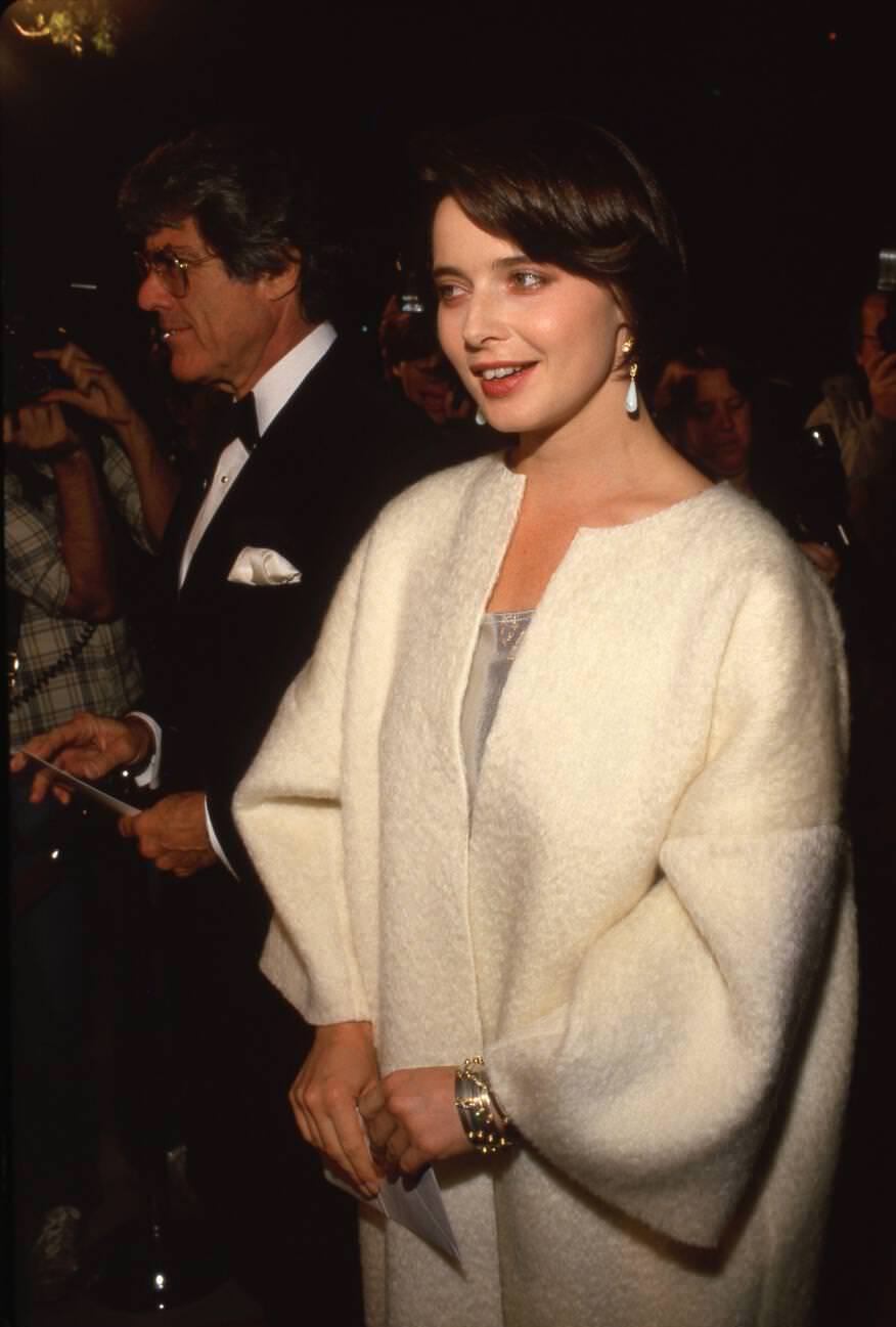 Isabella Rossellini At &Amp;Quot;White Nights&Amp;Quot; Premiere, 1985.