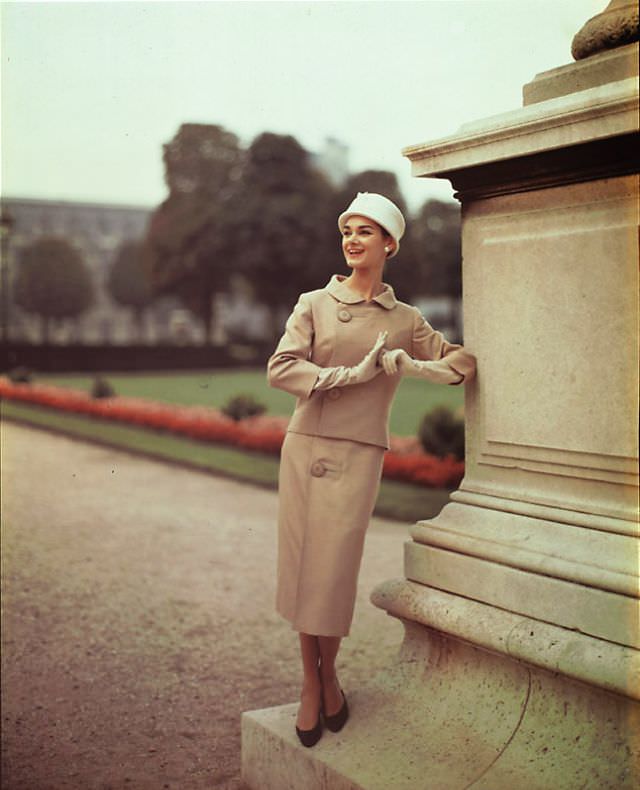 Jacky Mazel In Suit, Paris, 1955.