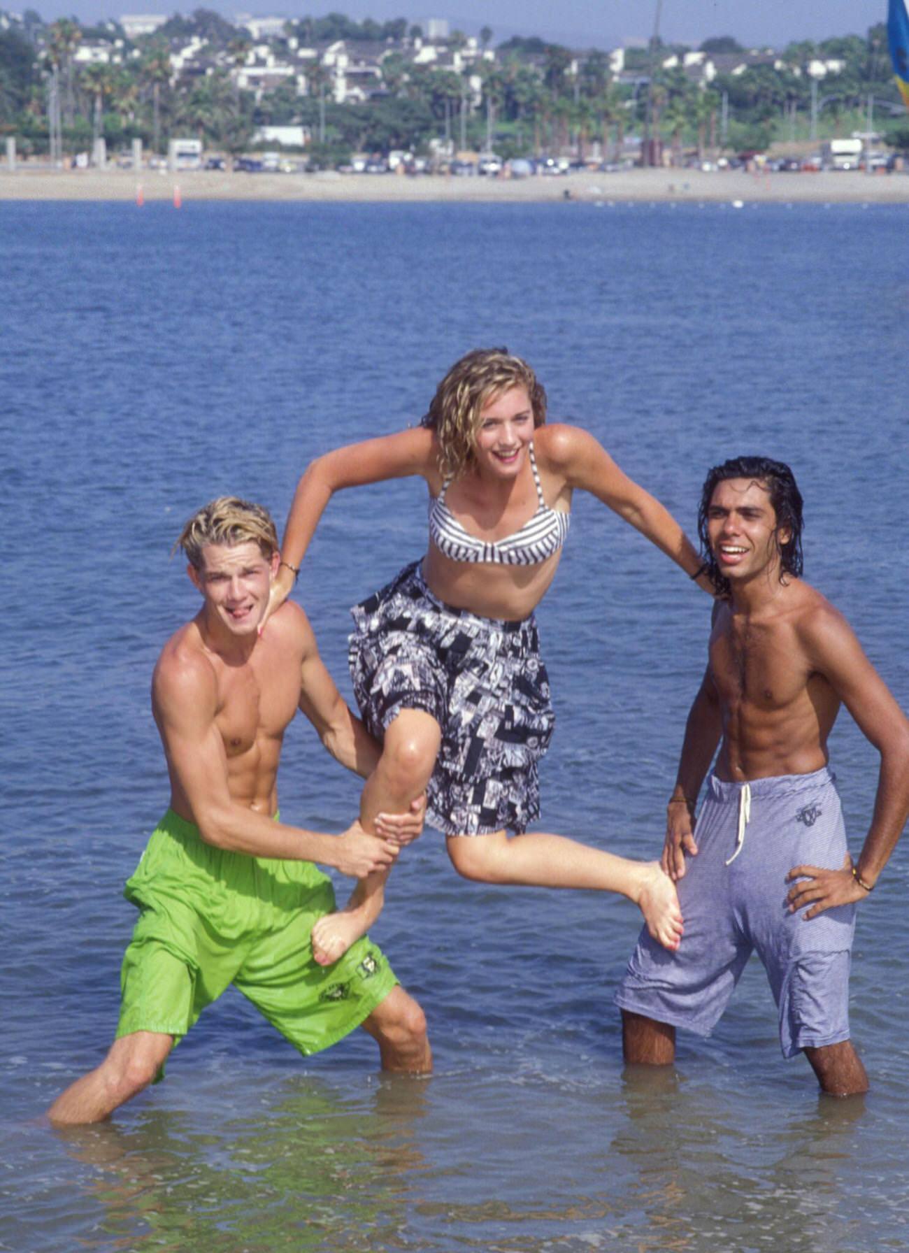 Adrian Young, Gwen Stefani, And Tony Kanal.