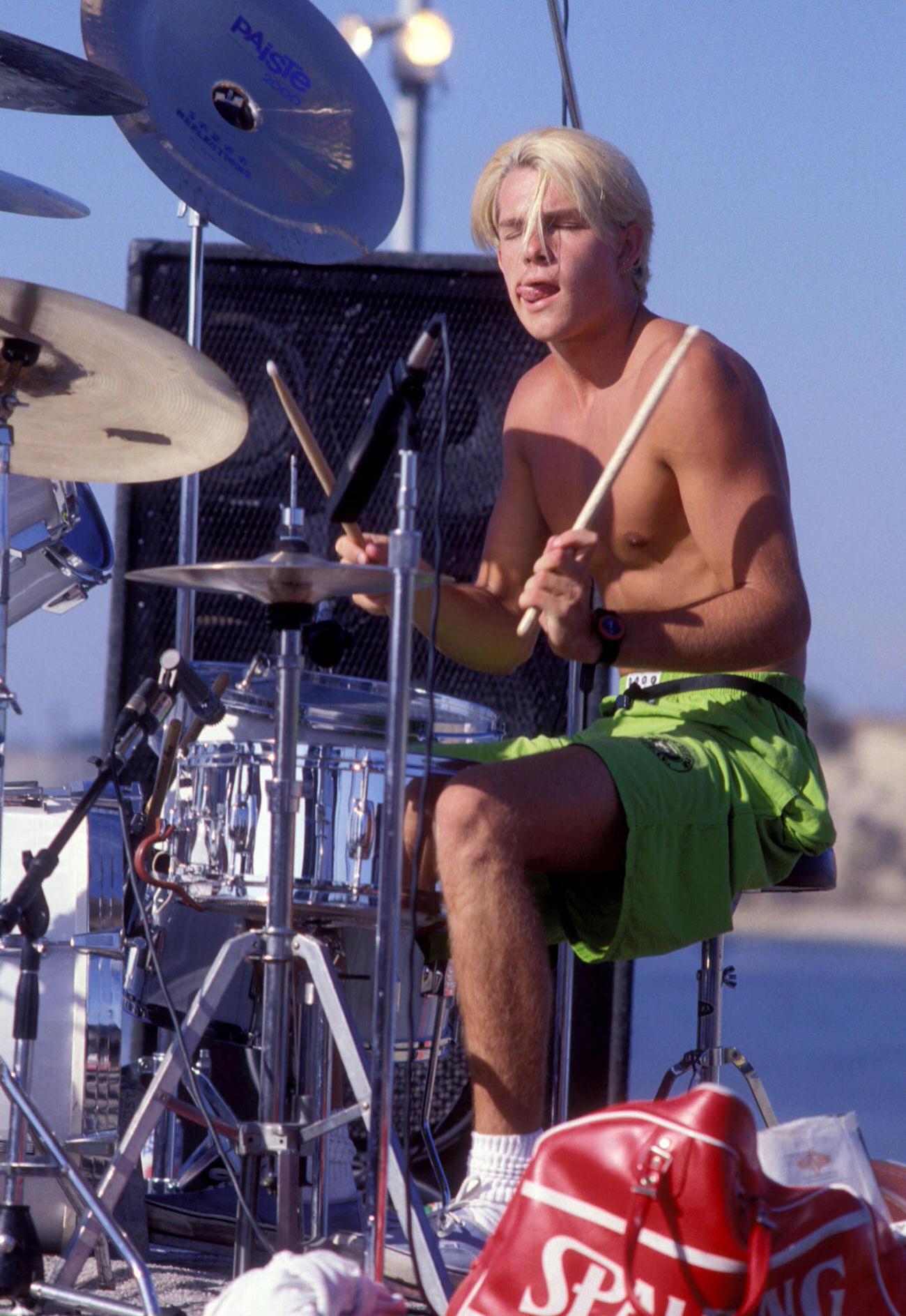 Adrian Young At Clean &Amp;Amp; Sober Beach Party, Newport Beach Concert, Newport Beach, California.