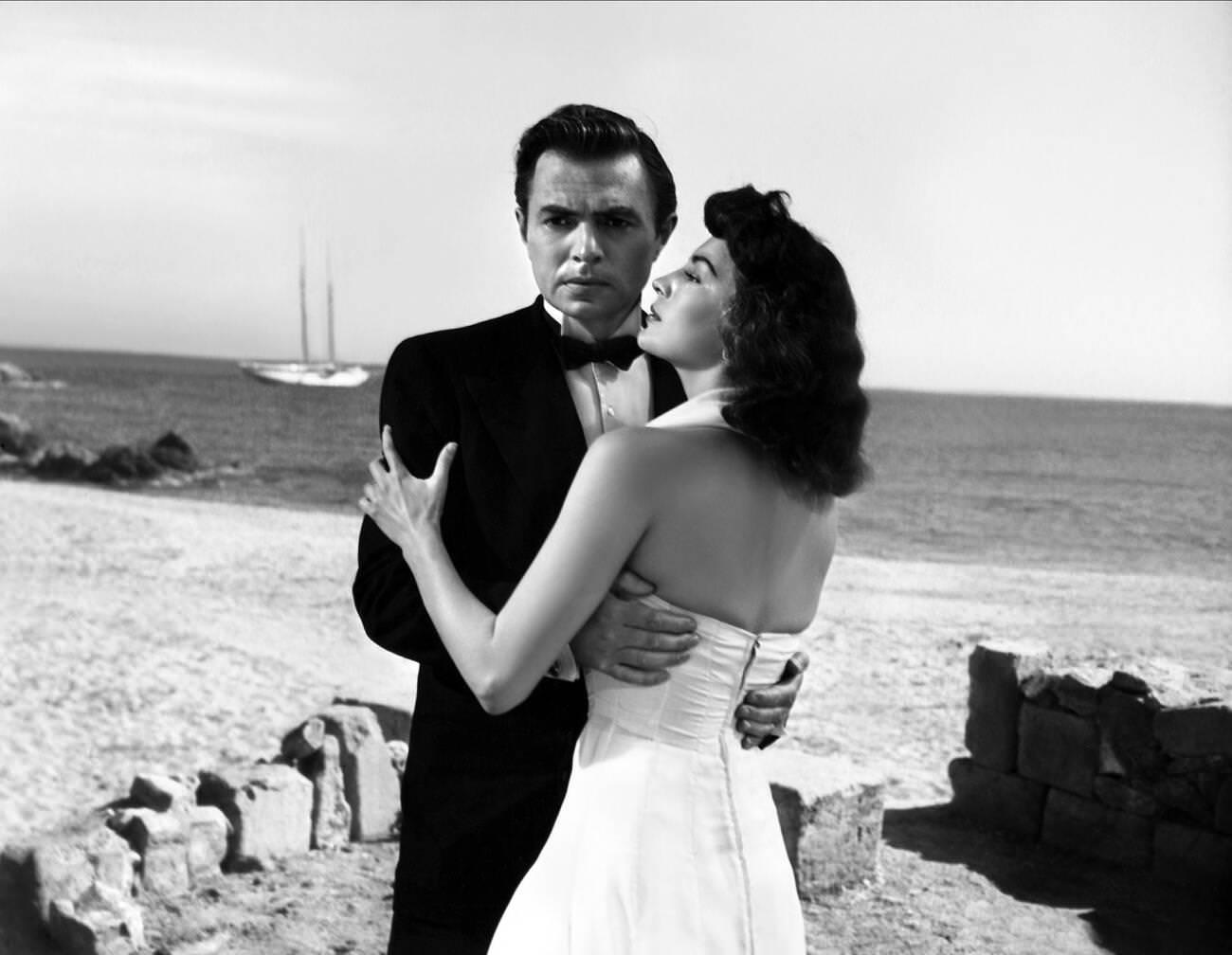 James Mason And Ava Gardner In &Amp;Quot;Pandora And The Flying Dutchman,&Amp;Quot; 1951.