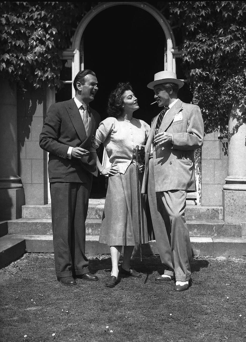 Ava Gardner And Nigel Patrick At Pinewood Studios For &Amp;Quot;Pandora And The Flying Dutchman,&Amp;Quot; 1950.