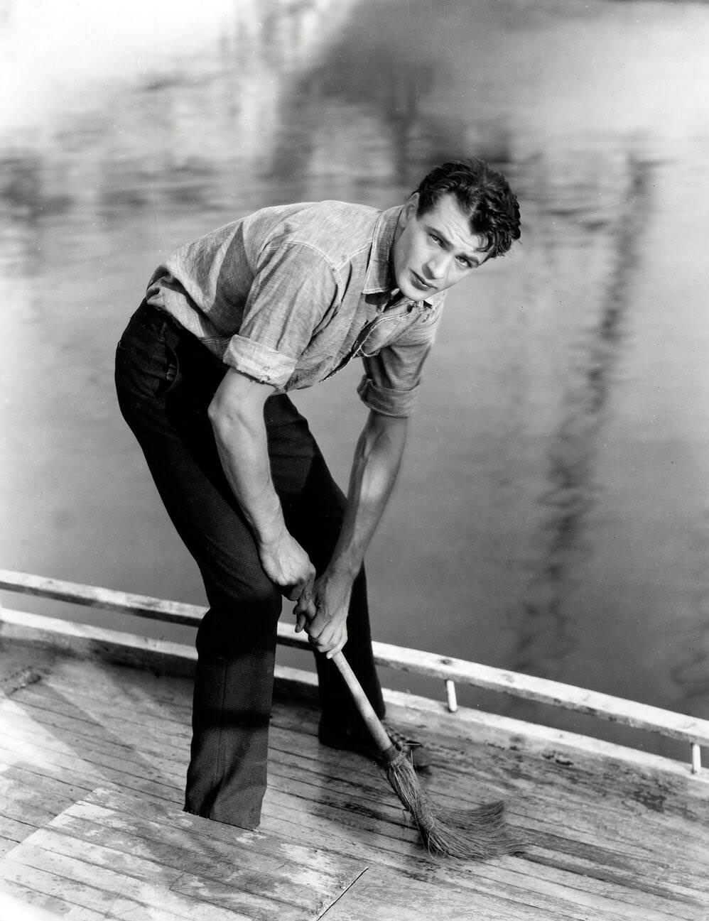 Gary Cooper In &Amp;Quot;First Kiss,&Amp;Quot; 1928.