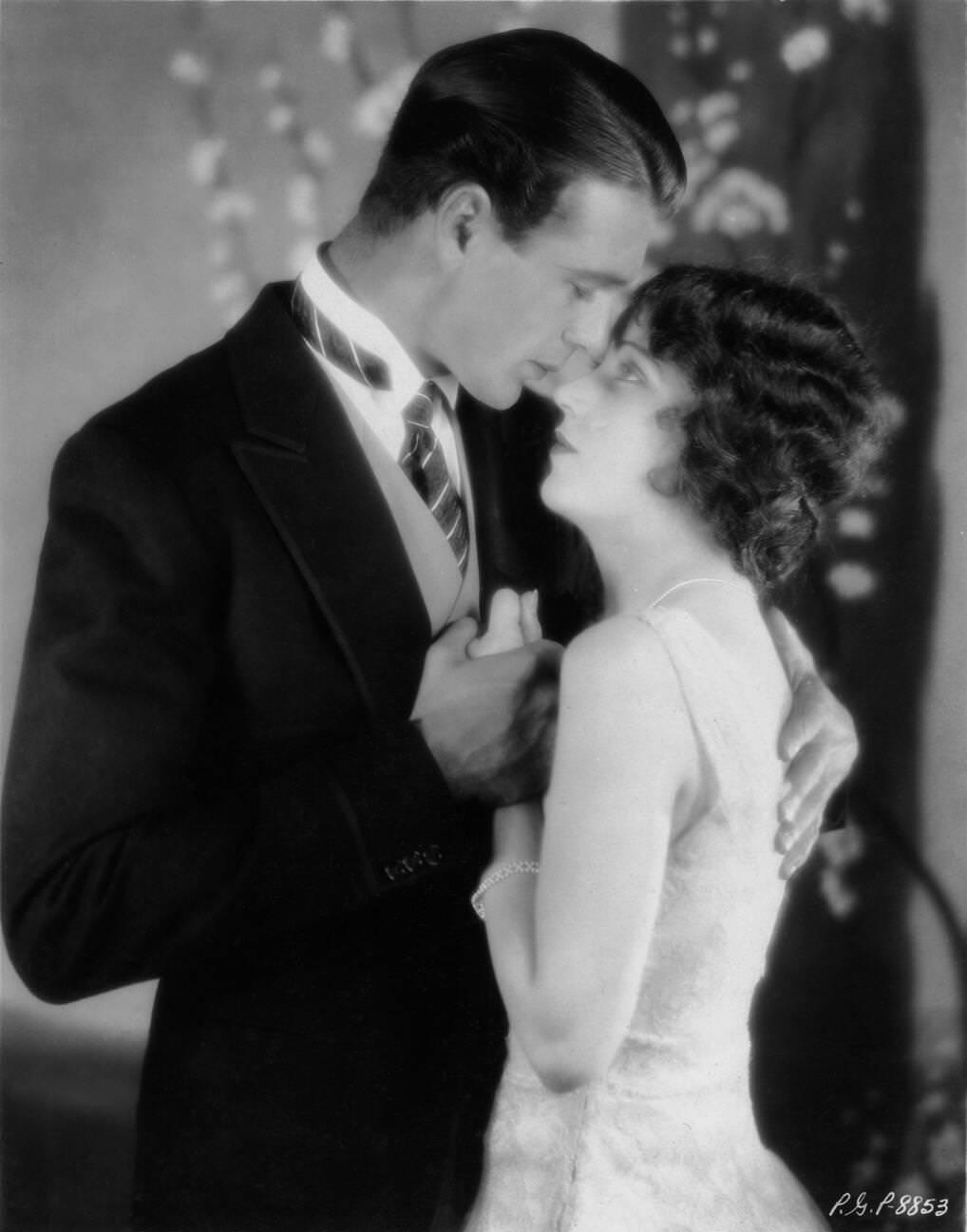 Gary Cooper And Fay Wray For &Amp;Quot;The First Kiss,&Amp;Quot; 1928.