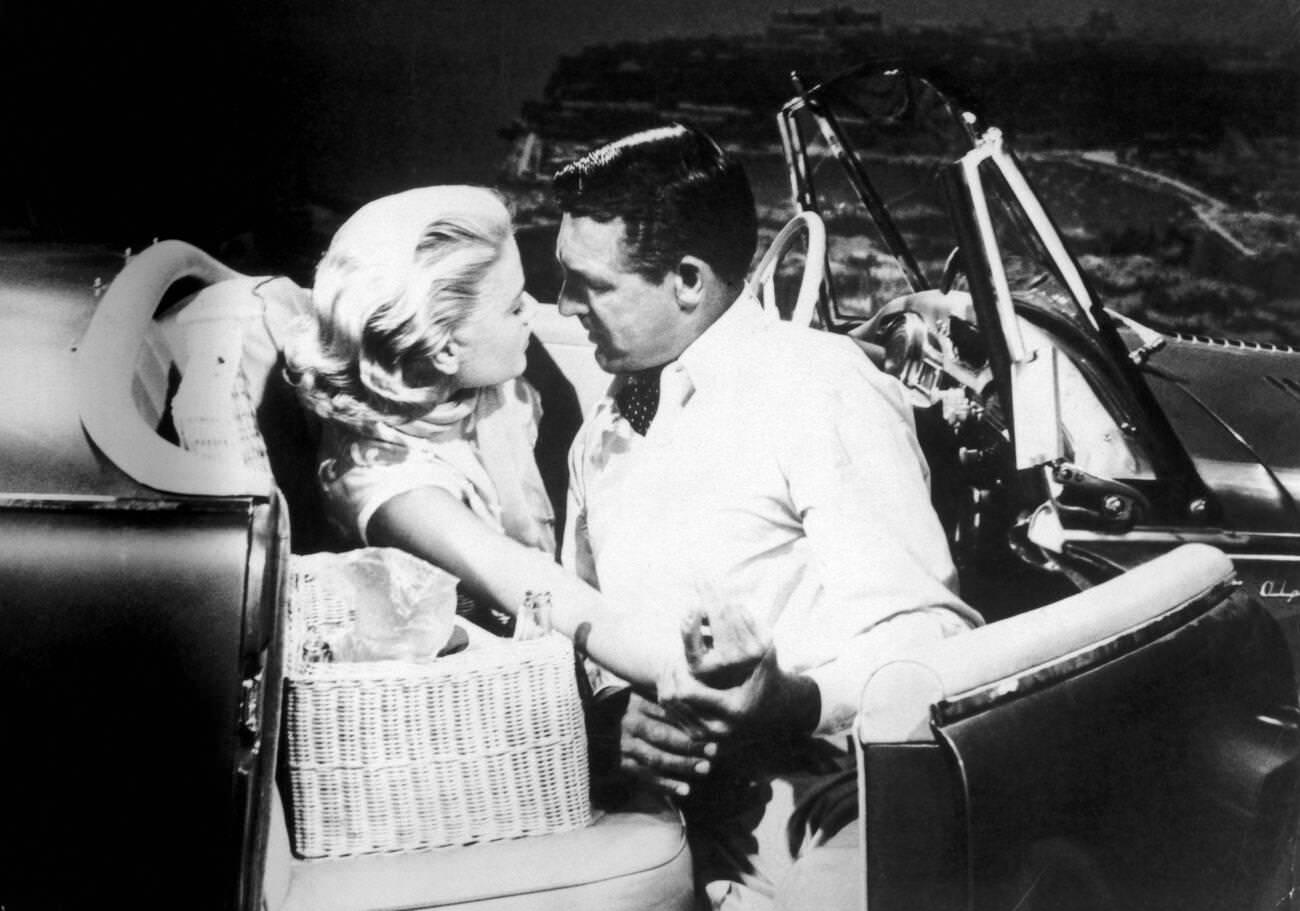 Cary Grant And Grace Kelly In ‘To Catch A Thief’, 1955