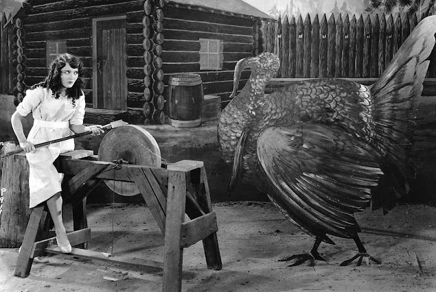 Hollywood Starlets With Axes Thanksgiving