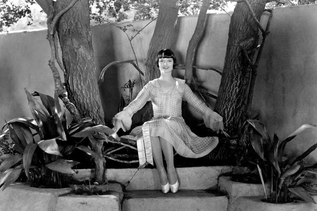 Louise Brooks In Her Home Garden 1925