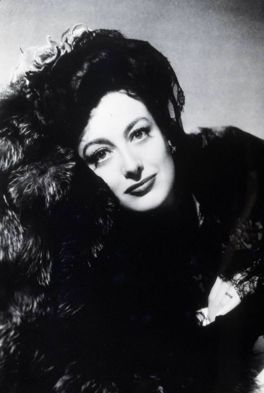 Joan Crawford In A Mystery Spoof In Above Suspicion, 1943.