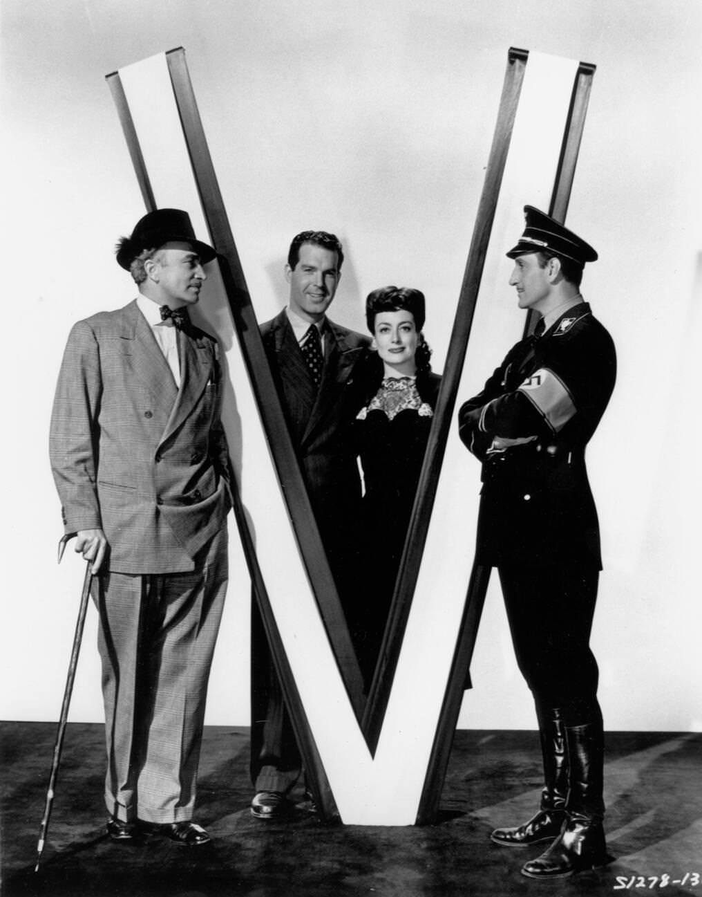 Joan Crawford And Fred Mac Murray Appeared In Above Suspicion, 1943.