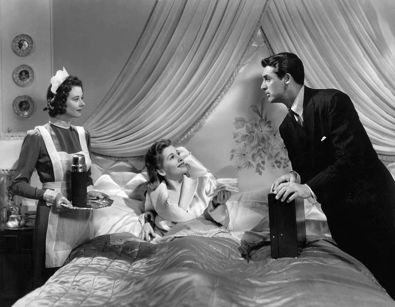 Joan Fontaine And Cary Grant In Suspicion, 1941.