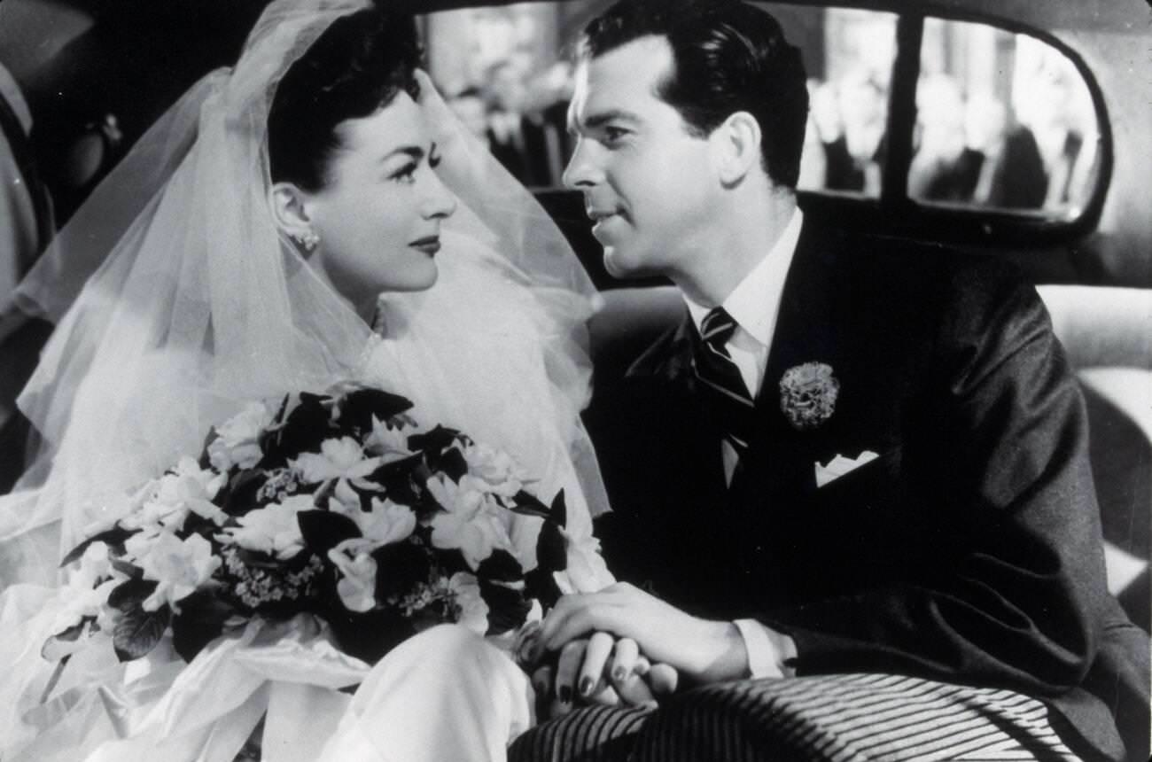 Joan Crawford, Fred Macmurray, And Richard Thorpe In Above Suspicion, 1943.