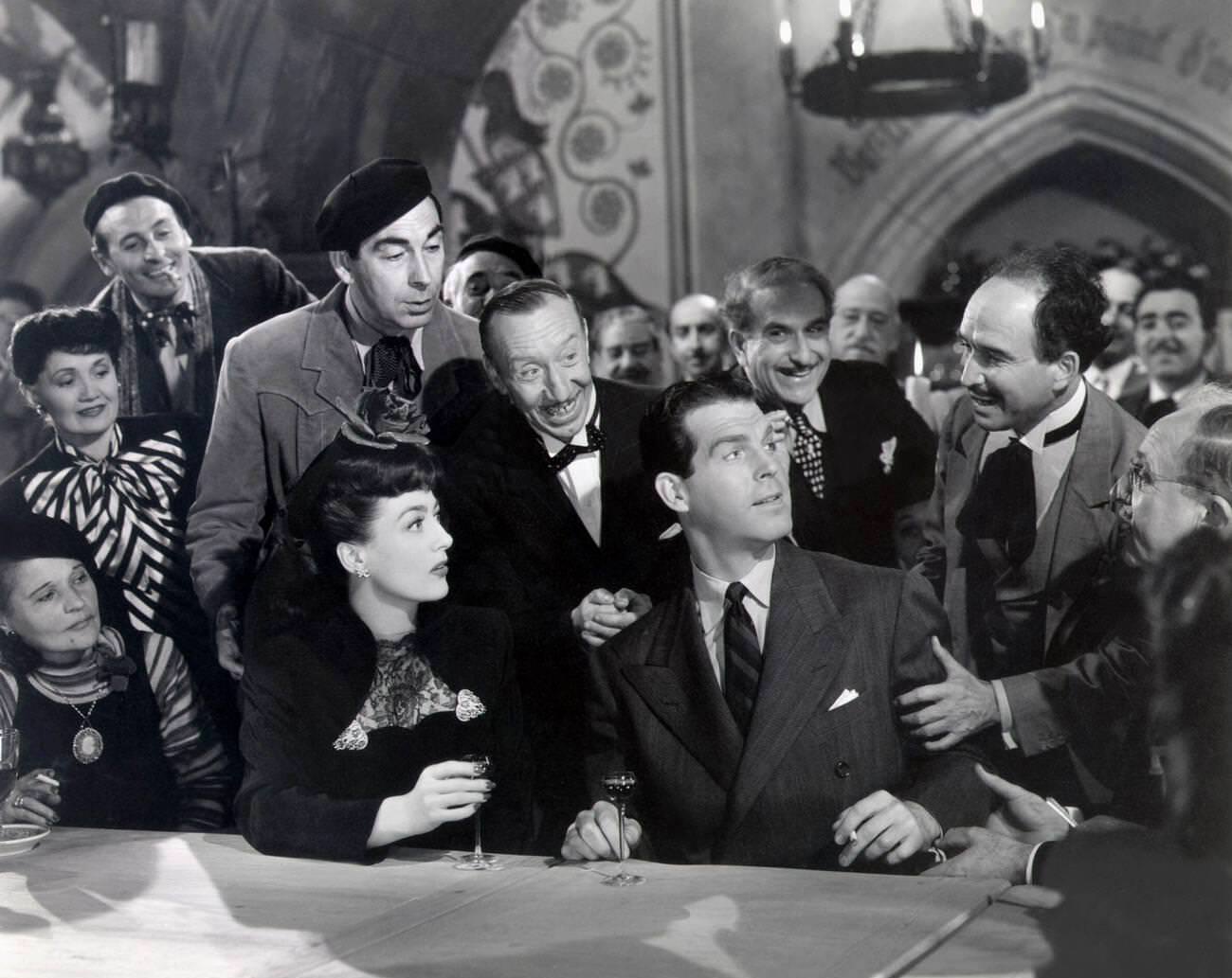 Joan Crawford And Fred Macmurray In Above Suspicion, 1943.