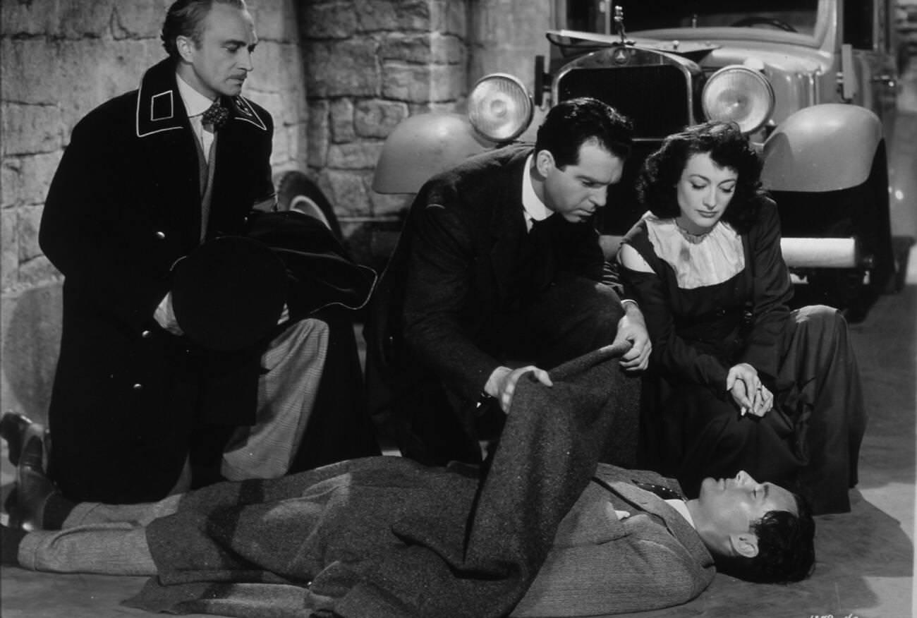 Conrad Veidt, Fred Macmurray, And Joan Crawford Starred In Above Suspicion, 1943.