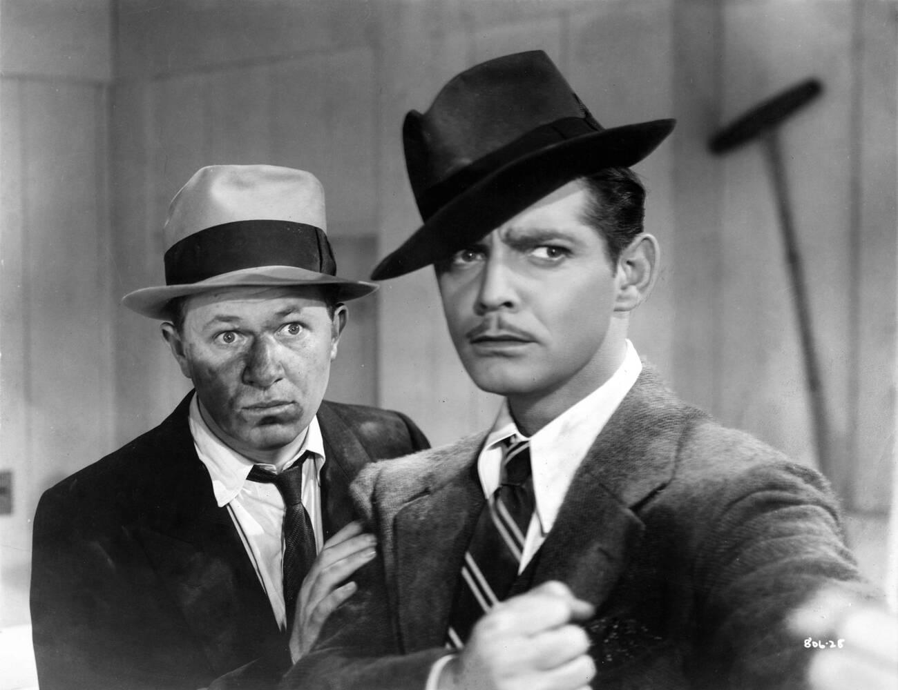 Stuart Erwin And Clark Gable In &Amp;Quot;After Office Hours,&Amp;Quot; 1935