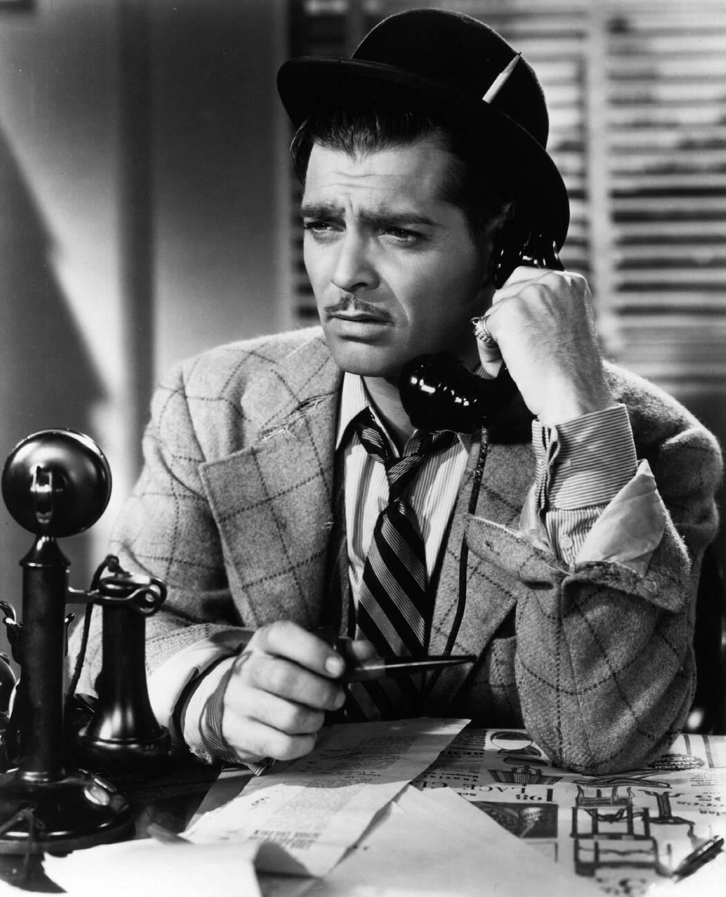 Clark Gable And Constance Bennett In A Scene From &Amp;Quot;After Office Hours,&Amp;Quot; 1935.