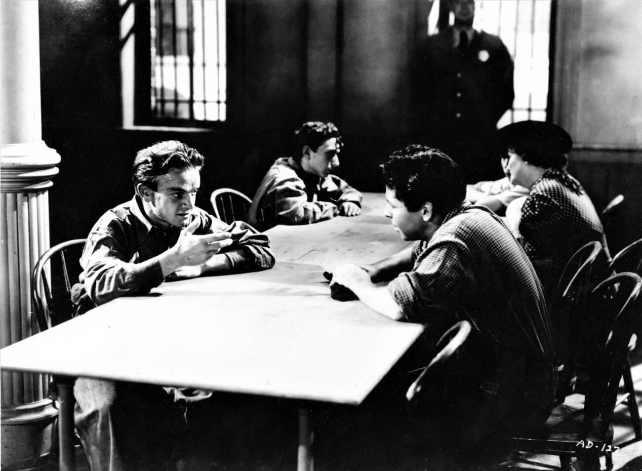 Frankie Burke And William Tracey In Angels With Dirty Faces, 1938.