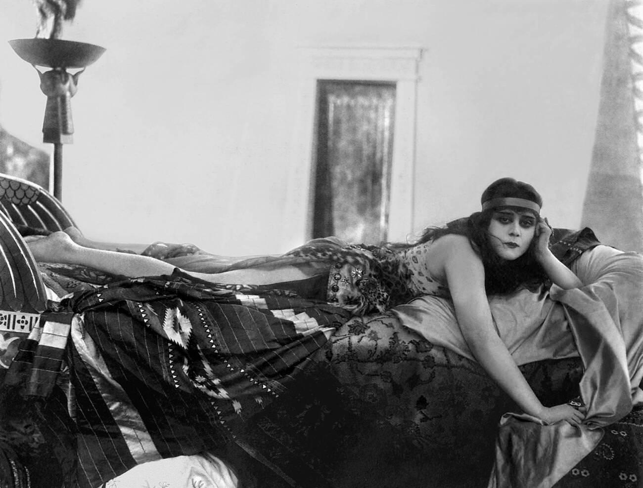 Theda Bara In Cleopatra, 1917.