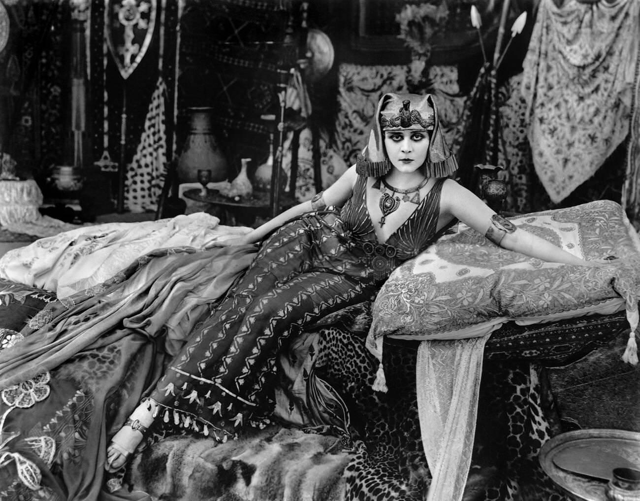 Theda Bara In Cleopatra, 1917.