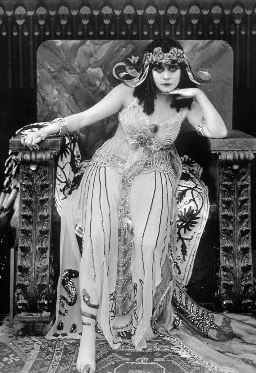 Theda Bara In Cleopatra, 1917.