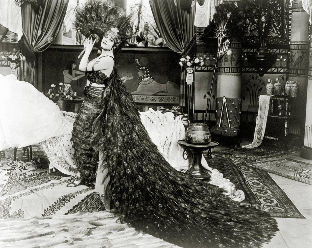 Theda Bara In Cleopatra, 1917.