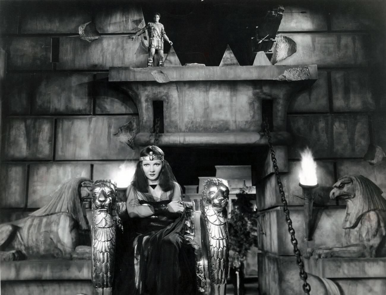 Cleopatra, A Silent Historical Drama Film, 1917.