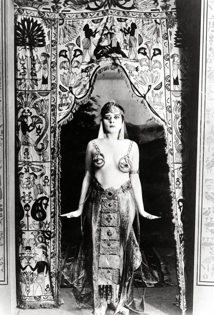 Theda Bara In Cleopatra, 1917.