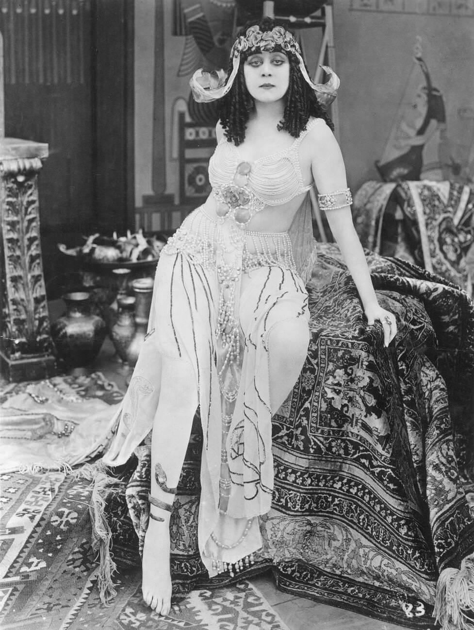 Theda Bara In Cleopatra, 1917.