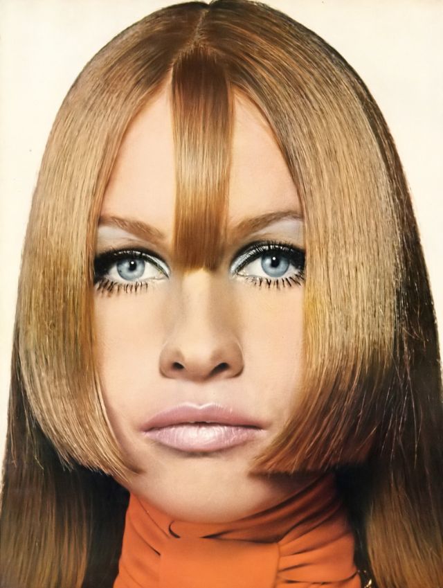 Françoise Rubartelli Wearing Moon Drops Demi Makeup By Revlon, 1968.