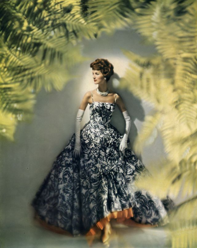 Joan Romano, Modess... Because Ad, Vogue, April 1, 1958