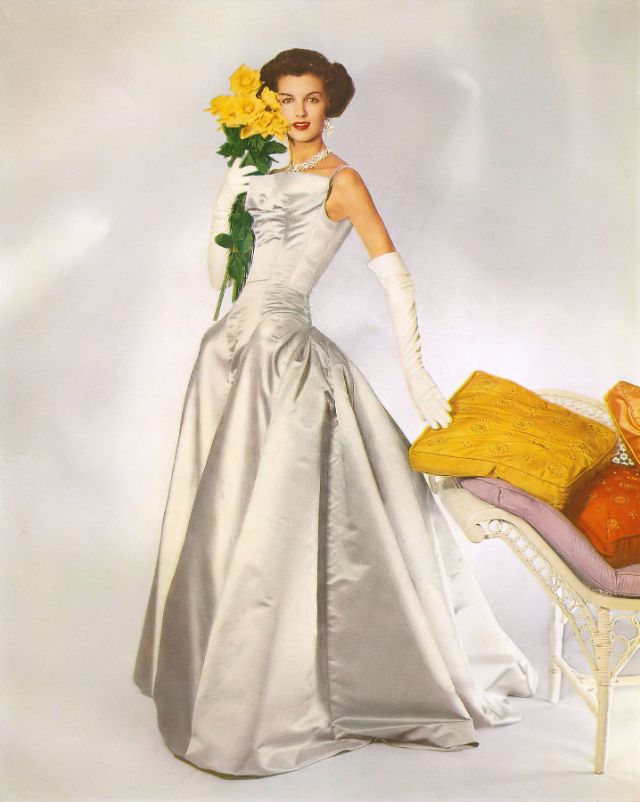 Joan Romano, Modess....because Ad, Vogue, February 1, 1959