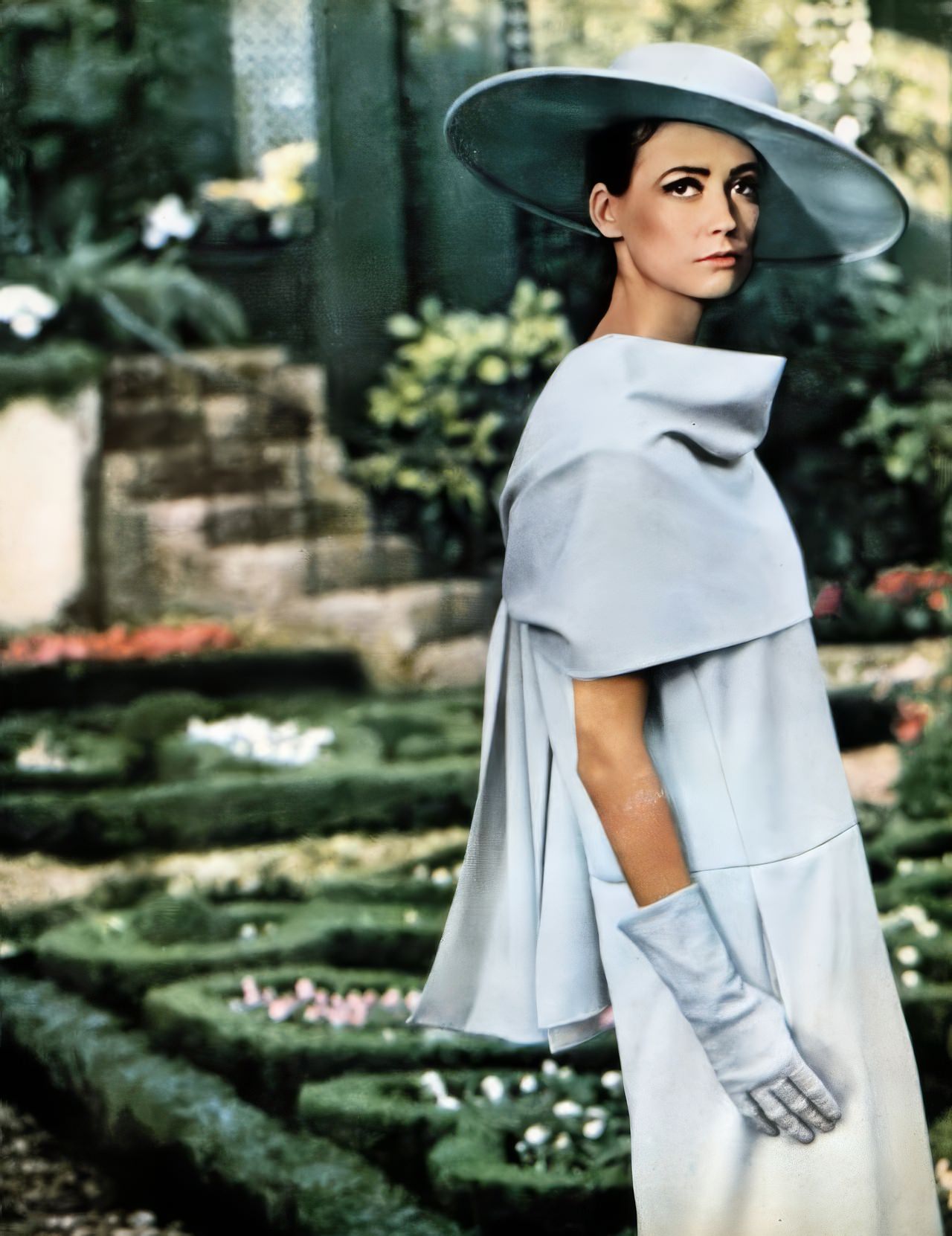 Katherine Pastrie In A Wool Dress By Monte Sano &Amp;Amp; Pruzan, Harper'S Bazaar, March 1965.