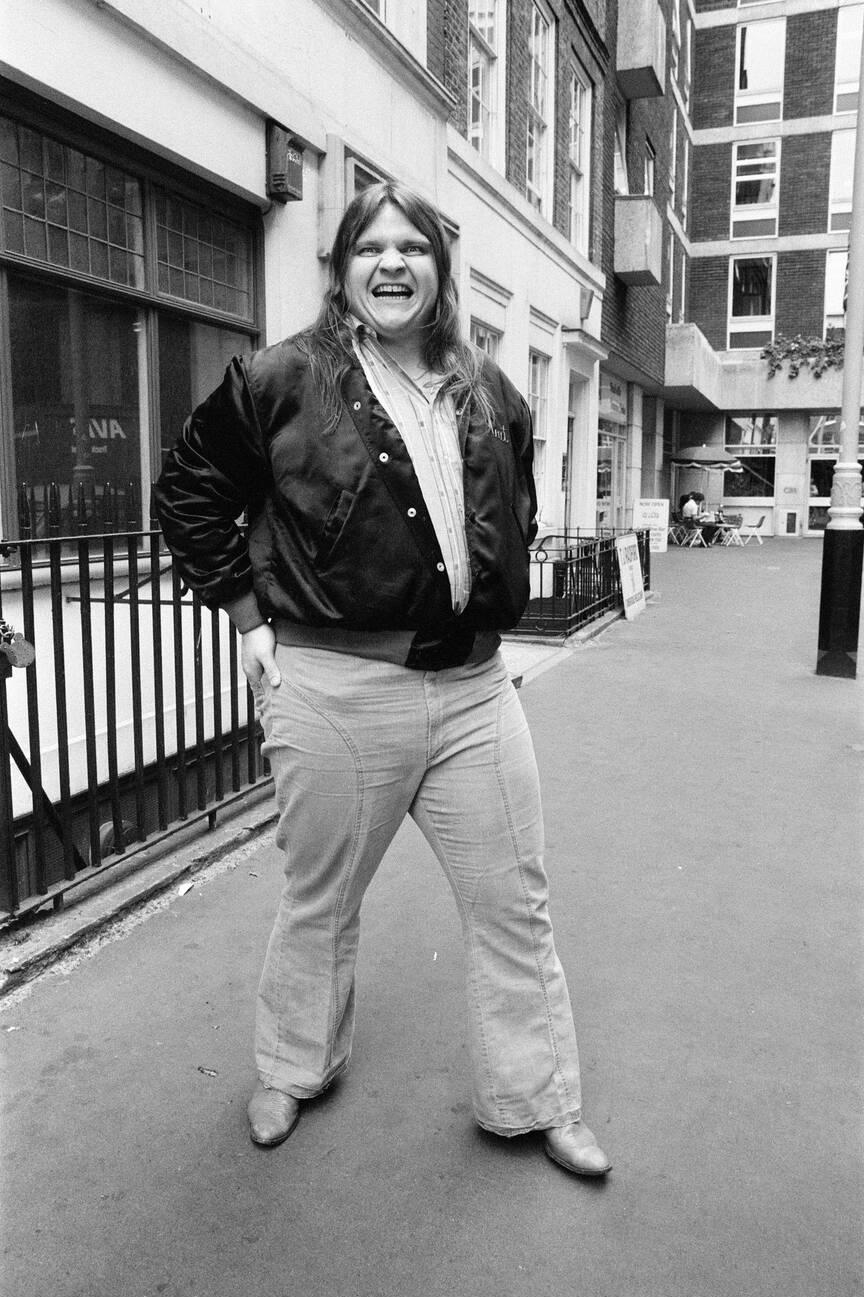 Musician Meat Loaf In London, 1978.