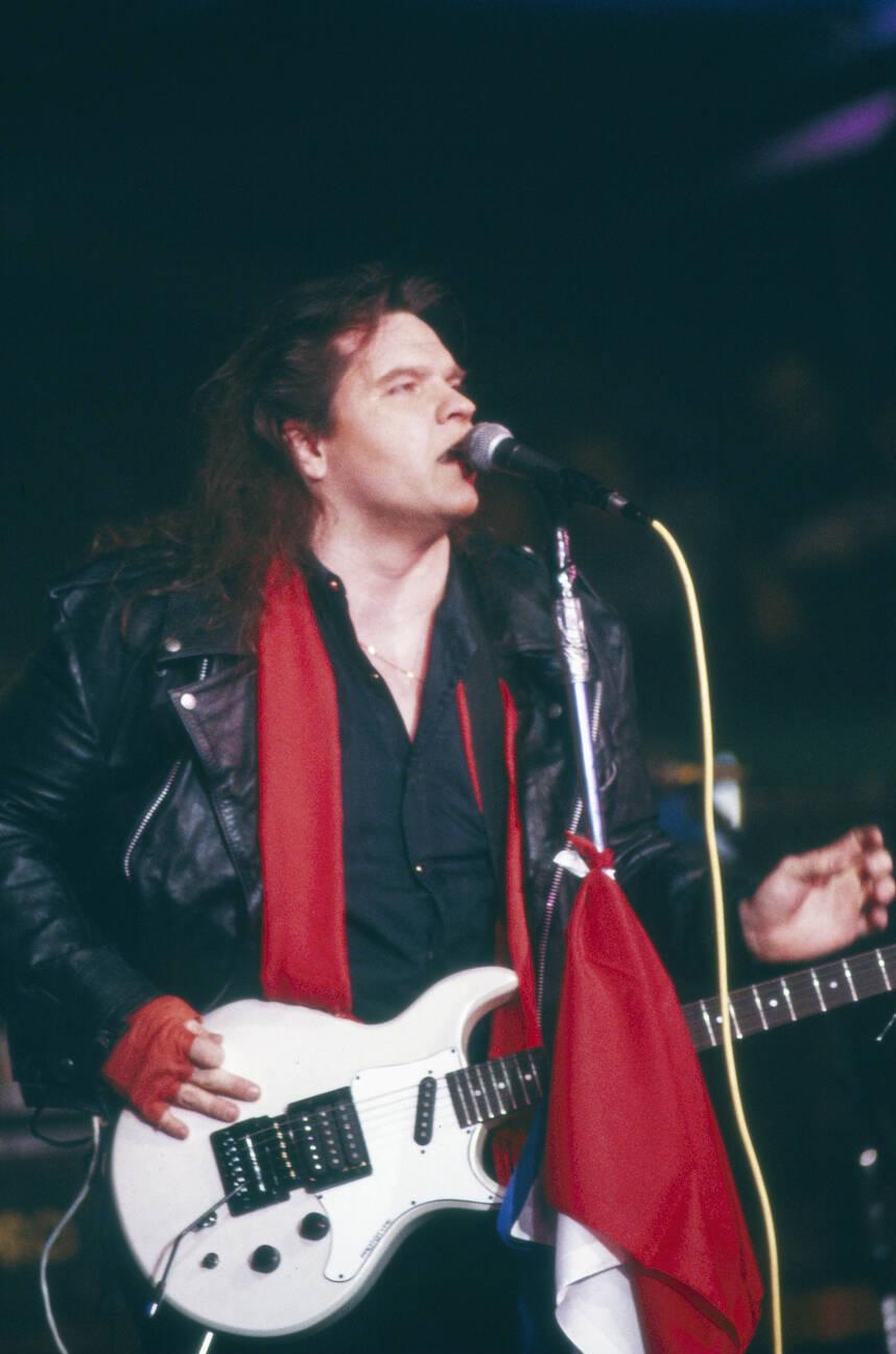 Meat Loaf Performing Live In Neuwied, Germany, 1985.