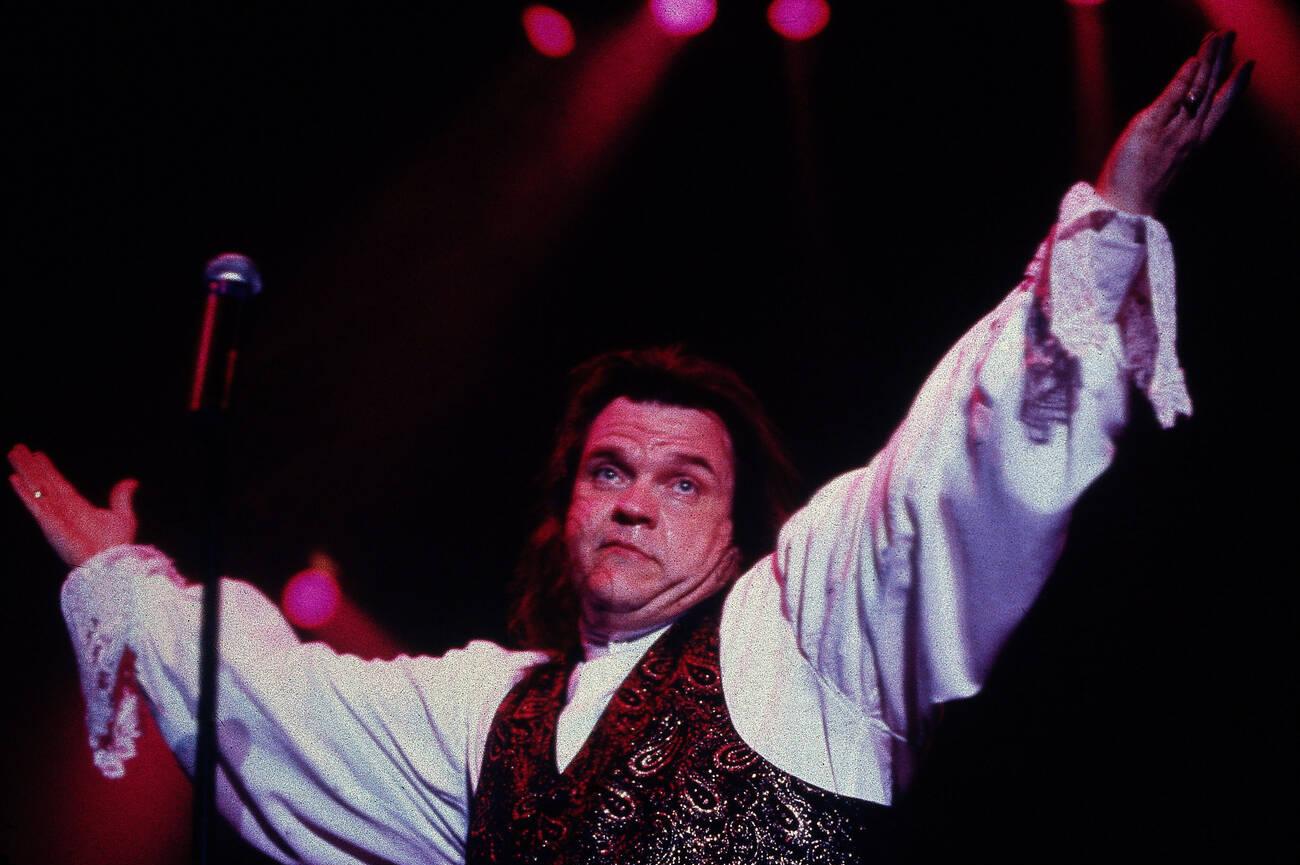 Meat Loaf During A Concert, Circa 1992.