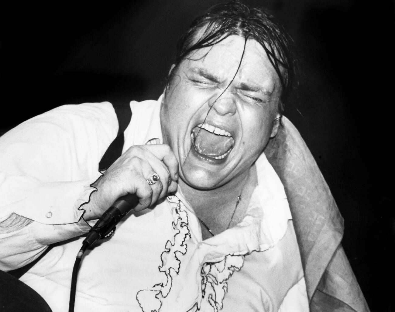 Meat Loaf Performing At The Dr. Pepper Music Festival In Central Park, New York City, 1978.